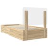 vidaXL Cadre de lit Ch&ecirc;ne Sonoma 75 x 190 cm Bois d'ing&eacute;nierie
