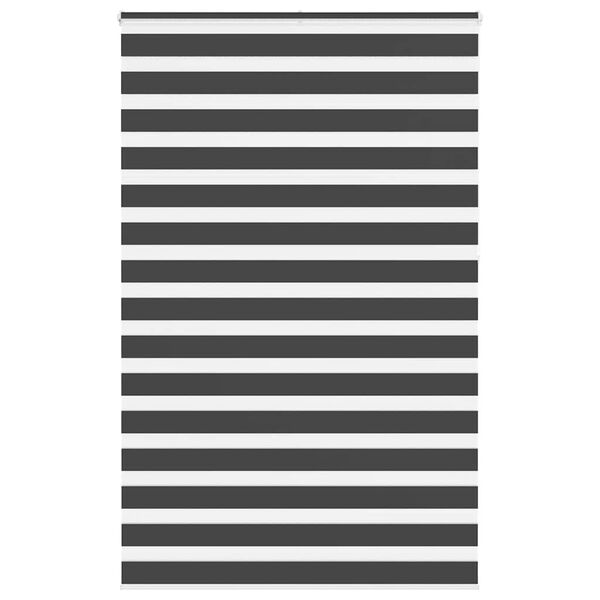 vidaXL Store z&egrave;bre noir 145x230 cm largeur du tissu 140,9 cm polyester
