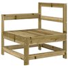 vidaXL Salon de jardin 8 pcs bois de pin impr&eacute;gn&eacute;