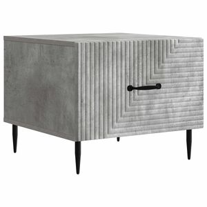 vidaXL Table basse Gris b&eacute;ton 49 x 50 x 40 cm Bois d'ing&eacute;nierie