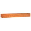 vidaXL Lit sur&eacute;lev&eacute; de jardin rouill&eacute; 400x80x45 cm acier corten