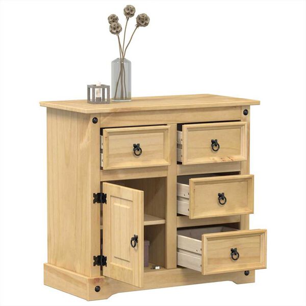 vidaXL Buffet Corona 80x40x75 cm bois massif de pin