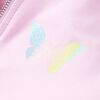 Sweat &agrave; capuche pour enfants rose clair 104