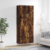 vidaXL Buffet haut Ch&ecirc;ne fum&eacute; 69,5x34x180 cm Bois d'ing&eacute;nierie