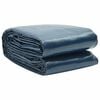 vidaXL Film solaire de piscine flottant PE 455 cm Noir et bleu