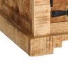 vidaXL Meuble TV 110x35x45 cm bois massif de manguier brut