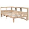 vidaXL Lit biblioth&egrave;que sans matelas 100x200 cm bois massif de pin