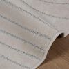 vidaXL Tapis de surface Rond HUARTE Cr&egrave;me &Oslash; 160 CM Polyester