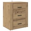 vidaXL Cabinet de chevet Ch&ecirc;ne artisanal 35 x 50 x 60 cm