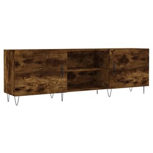 vidaXL Meuble TV ch&ecirc;ne fum&eacute; 150x30x50 cm bois d'ing&eacute;nierie