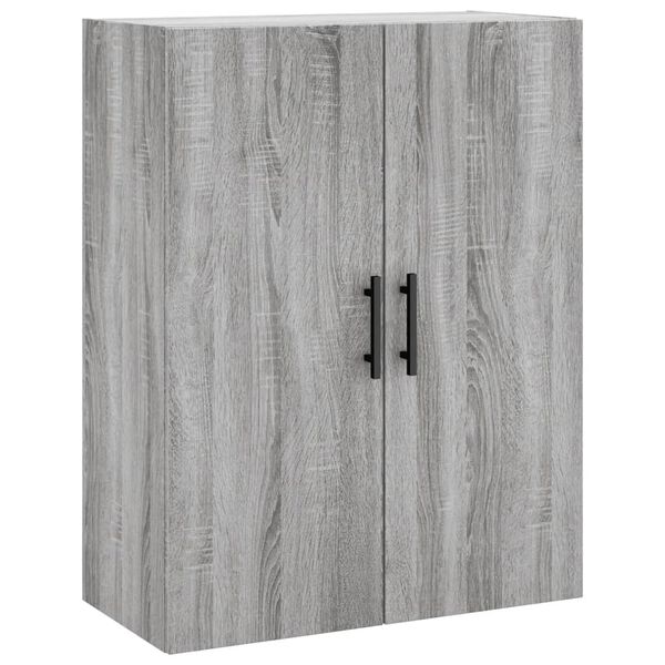 vidaXL Armoire murale sonoma gris 69,5x34x90 cm
