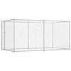 vidaXL Chenil d'ext&eacute;rieur pour chiens 382x192x185 cm