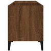 vidaXL Armoire &agrave; disques ch&ecirc;ne marron 84,5x38x48 cm bois d'ing&eacute;nierie