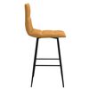 vidaXL Tabourets de bar lot de 2 marron velours