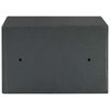 vidaXL Coffre-fort num&eacute;rique Gris fonc&eacute; 31 x 20 x 20 cm Acier