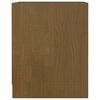 vidaXL Tables de chevet 2 pcs Marron miel 35,5x33,5x41,5 cm Pin massif