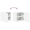 vidaXL Armoire suspendue Blanc 40 x 31 x 40 cm Bois d'ing&eacute;nierie