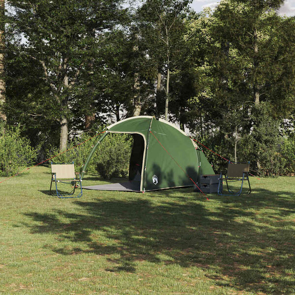 vidaXL Tente Autre Vert 370 x 230 x 185 cm Polyester et fibre de verre