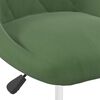 vidaXL Chaises pivotantes &agrave; manger lot de 4 Vert fonc&eacute; Velours