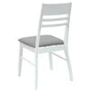 vidaXL Chaises de salle &agrave; manger 2 pcs Blanc 43 x 54 x 89 cm