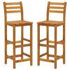 vidaXL Ensemble de bar de jardin 3 pcs Bois d'acacia solide