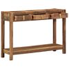 vidaXL Table console Marron 107 x 33 x 76 cm Bois Recyclé Solide