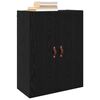 vidaXL Armoire Murale Montage mural 2 pcs Ch&ecirc;ne noir 69,5 x 34 x 90 cm