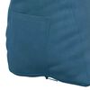 vidaXL Coussin de Dos Bleu 60 x 20 x 50 cm Tissu en velours c&ocirc;tel&eacute;