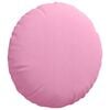vidaXL Coussins de si&egrave;ge 2 pcs Rose &Oslash;60 x 21 cm tissu
