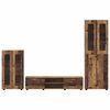 vidaXL Ensemble meuble TV avec tiroir Bois ancien Bois d'ing&eacute;nierie