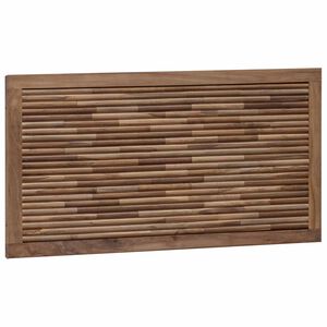 vidaXL T&ecirc;te de lit Naturel Bois de teck massif