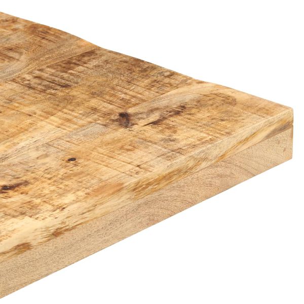 vidaXL Table de bistro Carr&eacute;e 80x80x75 cm Bois de manguier brut