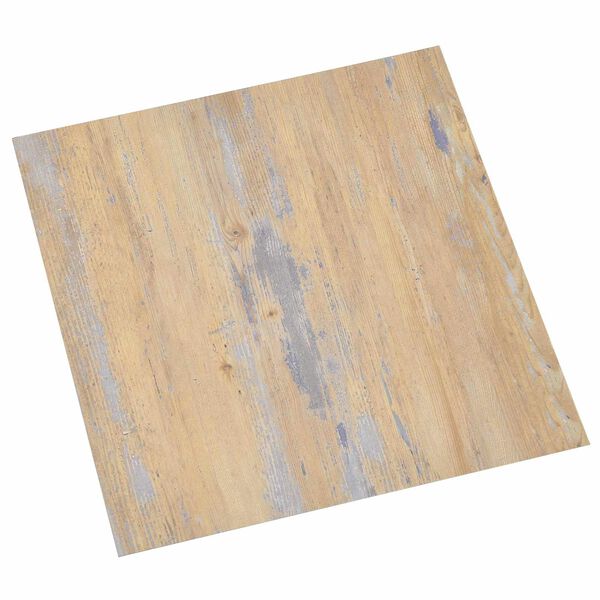 vidaXL Planches de sol 55 pcs Marron 5,11 m&sup2; PVC