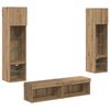 vidaXL Unit&eacute; murale de TV 6 pc Ch&ecirc;ne artisanal Bois d'ing&eacute;nierie