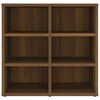 vidaXL Armoire &agrave; chaussures Ch&ecirc;ne marron 52,5x30x50 cm