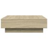 vidaXL Table basse Ch&ecirc;ne sonoma 90x90x28 cm Agglom&eacute;r&eacute;