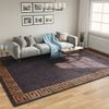 vidaXL Tapis lavable noir et dor&eacute; 400x300 cm