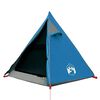 vidaXL Tente de camping à dôme 2 personnes bleu imperméable