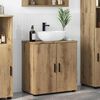 vidaXL Cabinet de salle de bain Ch&ecirc;ne artisanal 61 x 35 x 64 cm