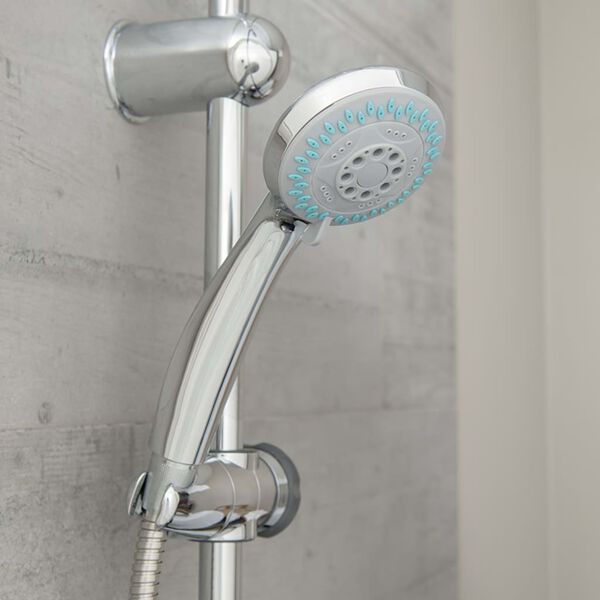 SCH&Uuml;TTE Ensemble de douche avec lumi&egrave;res LED GALAXIS chrome