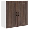vidaXL Panneau de lave-vaisselle Kalmar Ch&ecirc;ne brun 80 x 31 x 80 cm