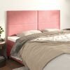 vidaXL T&ecirc;te de lit Rose 200x5x118/128 cm Velours
