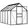 vidaXL Serre Anthracite Aluminium 4,75 m&sup2;