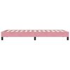 vidaXL Cadre de lit sans matelas rose 80x220 cm velours