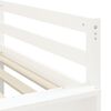 vidaXL Lit mezzanine enfants avec rideaux sans matelas bleu 90x200cm