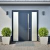 vidaXL Jardini&egrave;res 2 pcs 50x50x50 cm acier inoxydable