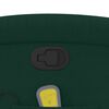 vidaXL Fauteuil de massage inclinable vert fonc&eacute; velours