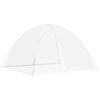 vidaXL Moustiquaire mongole avec portes 220 maille blanc 200x200x135cm