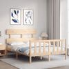 vidaXL Cadre de lit sans matelas 140x200 cm bois massif de pin