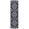 vidaXL Tapis de couloir Noir 80x300 cm